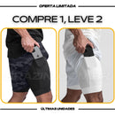 Shorts Dry-Fit™ de Compressão BZN - COMPRE 1 LEVE 2