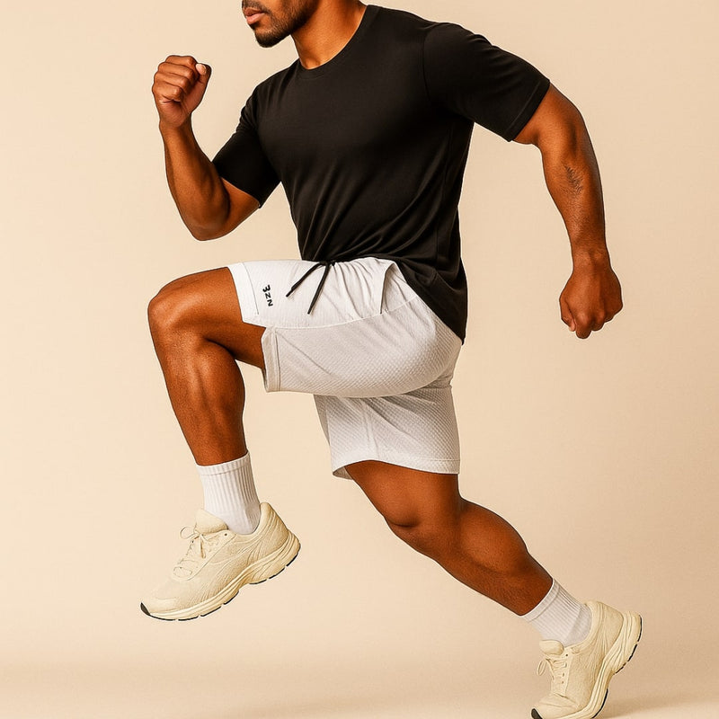 - Kit Campeão: 2 Shorts Dry-Fit™ de Compressão + 2 Camisetas Tech DryFit™ BZN
