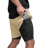 - KIT: 2 Shorts de Compressão e 1 Camiseta Tech DryFit® BZN