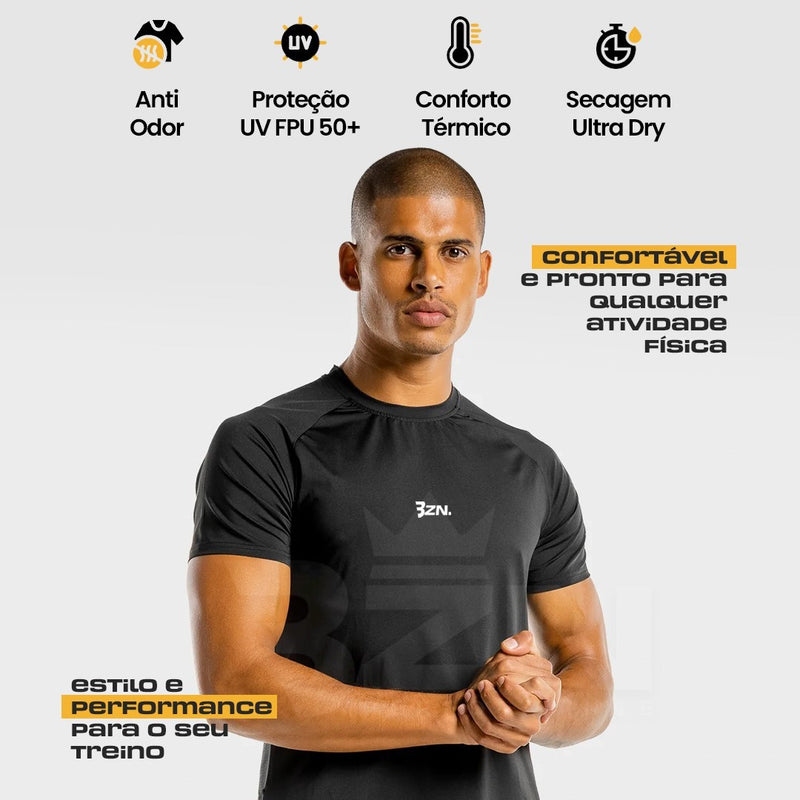 - KIT 1 Shorts de Compressão + 1 Camiseta Tech Dry-Fit™ BZN