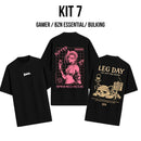 KIT 3 Camisetas Oversized BZN