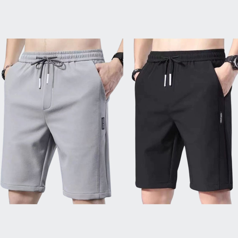 Bermudas Esporte Fino em Seda Gelo - Compre 1 Leve 2