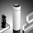 Garrafa Térmica 500ml com Termômetro LED – Aço Inox, Isolamento a Vácuo, Bebida Quente ou Gelada